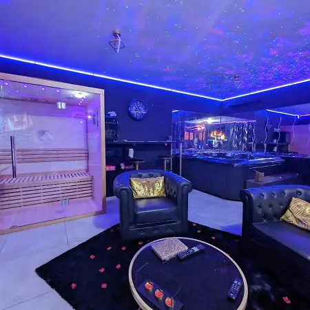 La Gold Jacuzzi & Sauna Prive Hotel miłości Perpignan