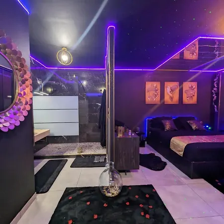 La Gold Jacuzzi & Sauna Prive Hotel miłości Perpignan