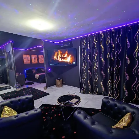 La Gold Jacuzzi & Sauna Prive Hotel miłości Perpignan